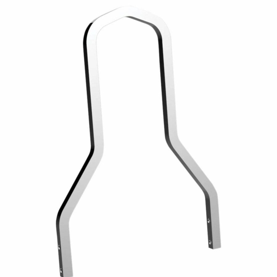 Seats & Backrests * | Drag Specialties Chrome Square Sissy Bar