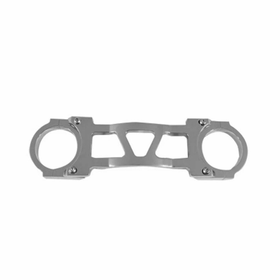 Suspension * | V-Twin Manufacturing 41Mm Billet Fork Brace Tweek Bar Style