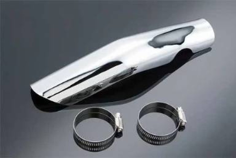 Exhaust * | V-Twin Manufacturing Chrome Heat Shield, For Rear Pipe