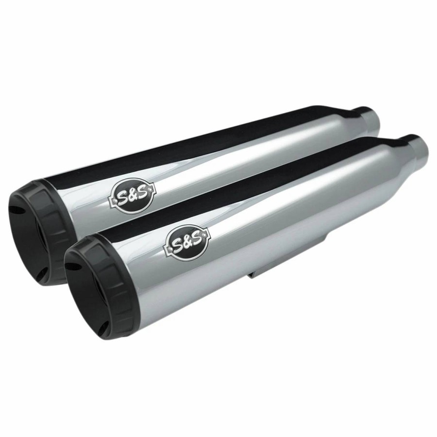 Exhaust * | S&S Cycle Grand National 3-1/4 Chrome Slip-On Mufflers