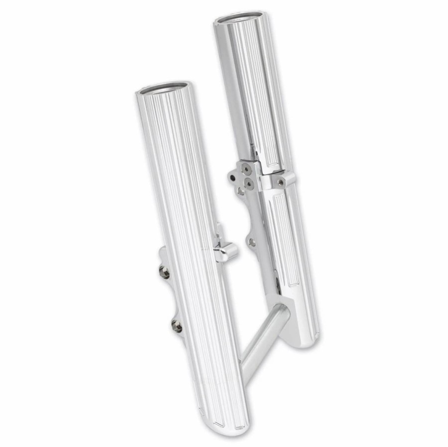 Suspension * | Arlen Ness 10-Gauge Chrome Dual Disc Hot Legs