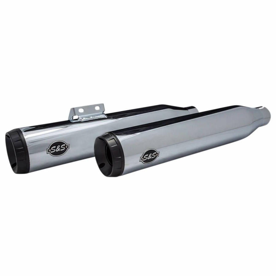 Exhaust * | S&S Cycle Grand National Slip-On Race Muffler Chrome