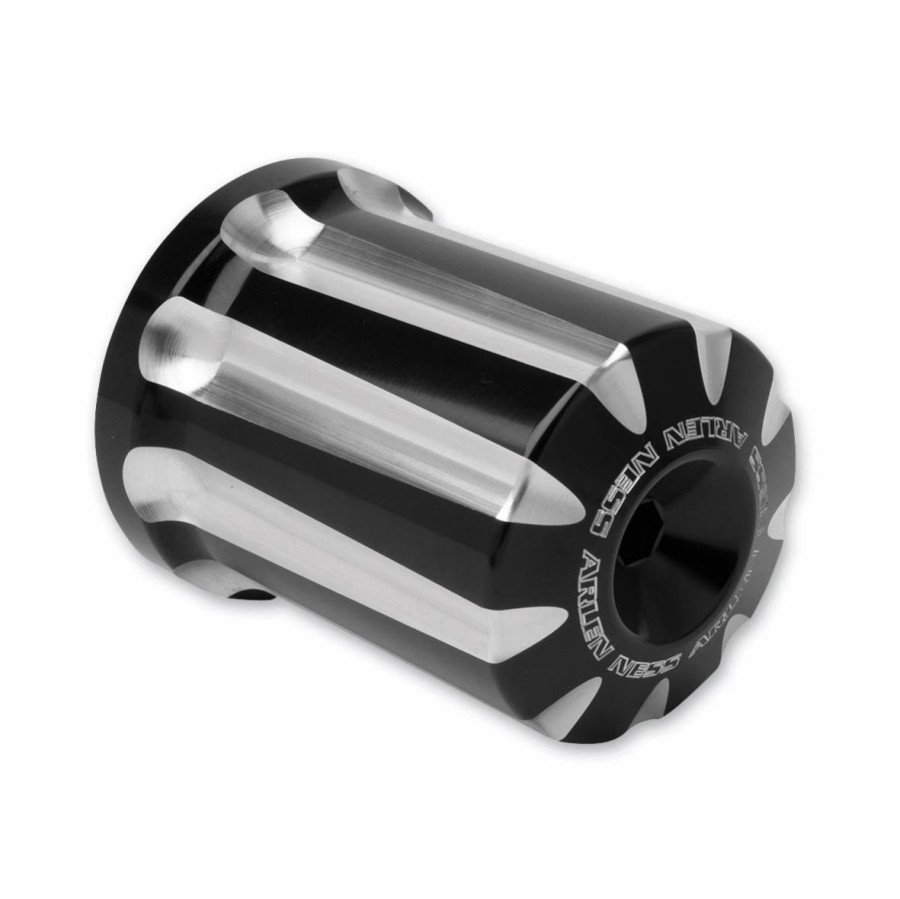 Engines * | Arlen Ness Black Deep Cut Re-Usable Billet Oil Filters