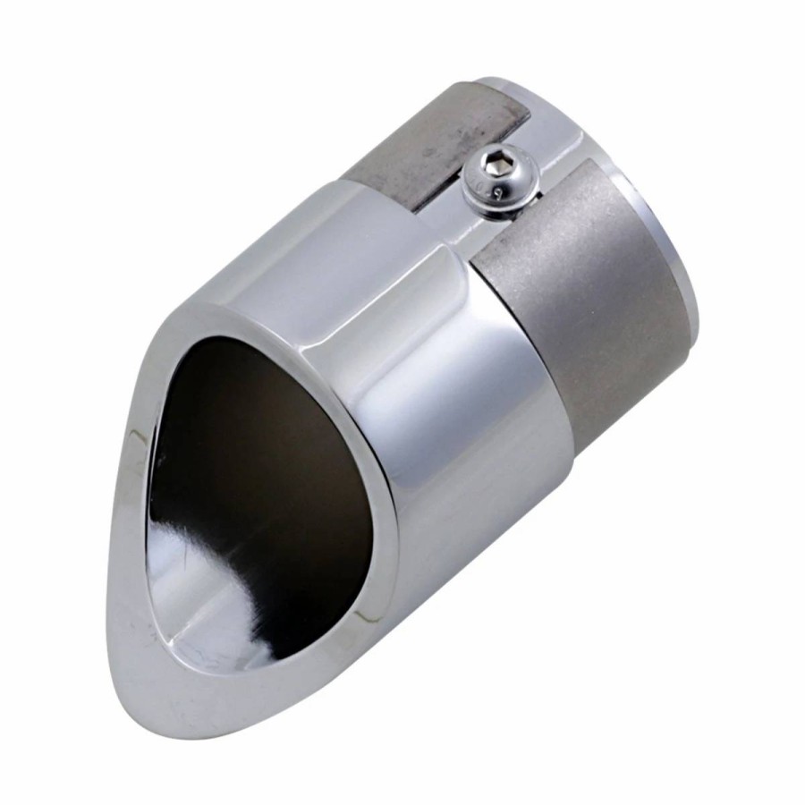 Exhaust * | Baron Custom Accessories Family Jewel Extreme Slash Exhaust Tip