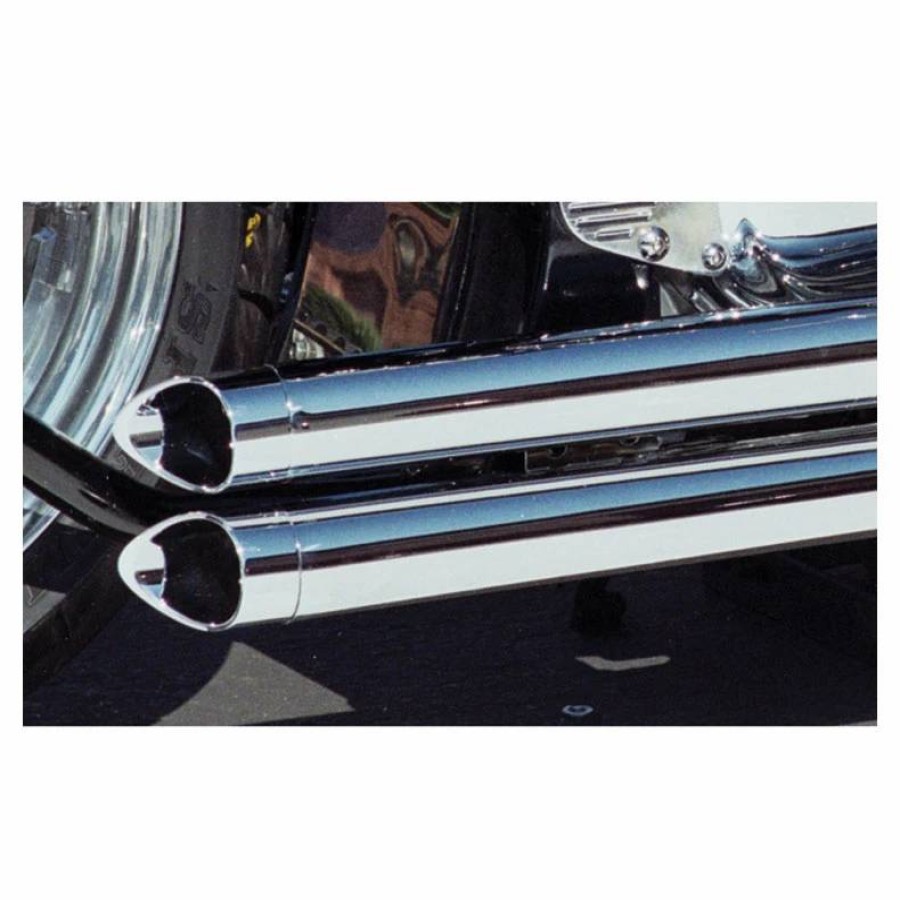 Exhaust * | Baron Custom Accessories Family Jewel Extreme Slash Exhaust Tip