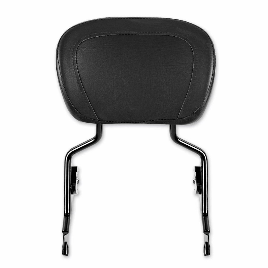 Seats & Backrests * | Hogworkz Quick Detachable Tall Boy Black Sissy Bar Backrest