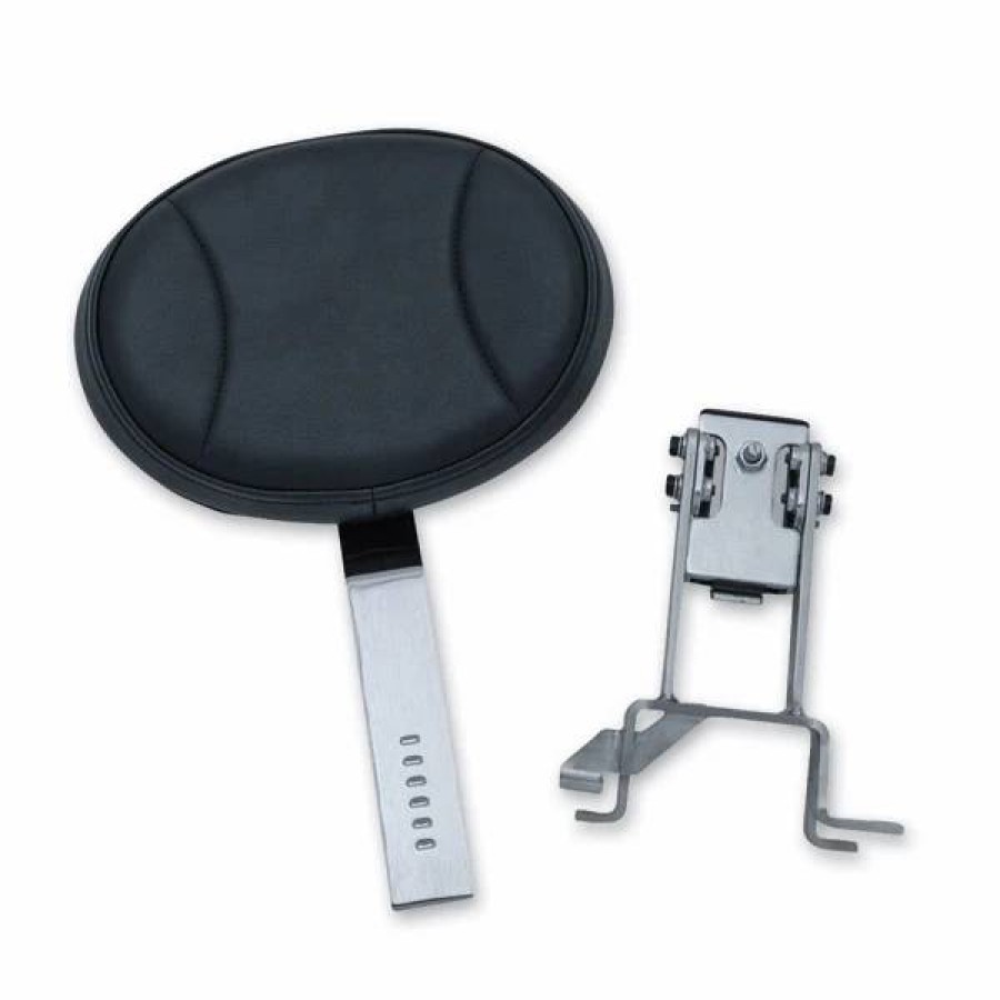 Seats & Backrests * | Kuryakyn Plug-N-Go Driver Backrest With Black Pad