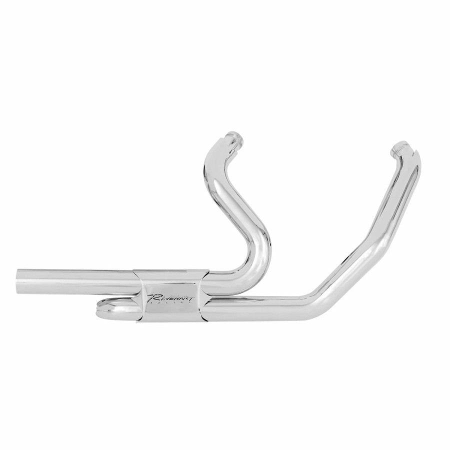 Exhaust * | Rinehart Racing Slimline Duals Header Pipe Chrome