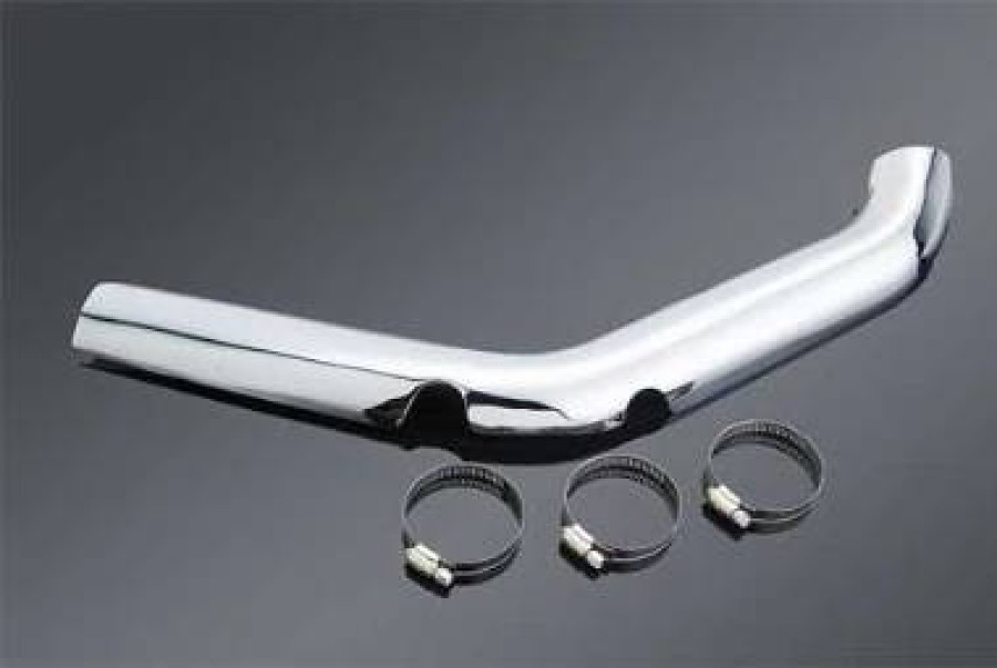 Exhaust * | J&P Cycles Chrome Heat Shield For Front Pipes