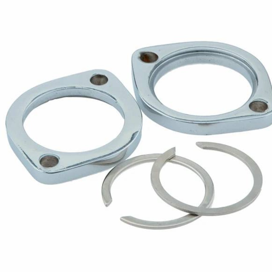 Exhaust * | J&P Cycles Chrome Exhaust Flange And Retaining Ring Kit