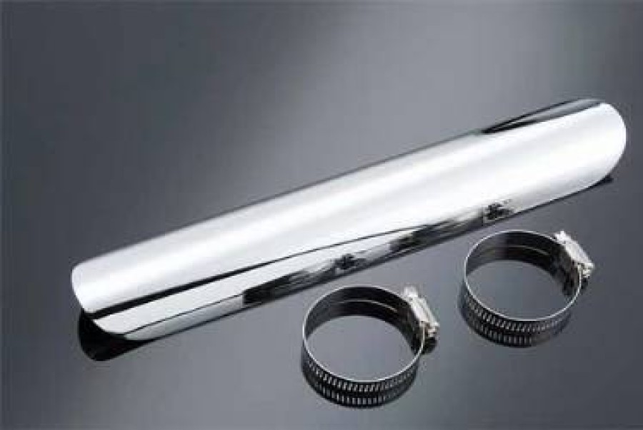 Exhaust * | J&P Cycles Chrome Heat Shield, Universal