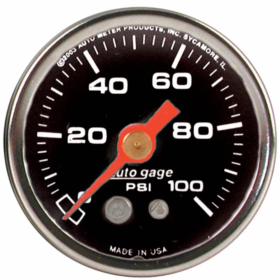 Engines * | Auto Meter Oil Pressure Gauge