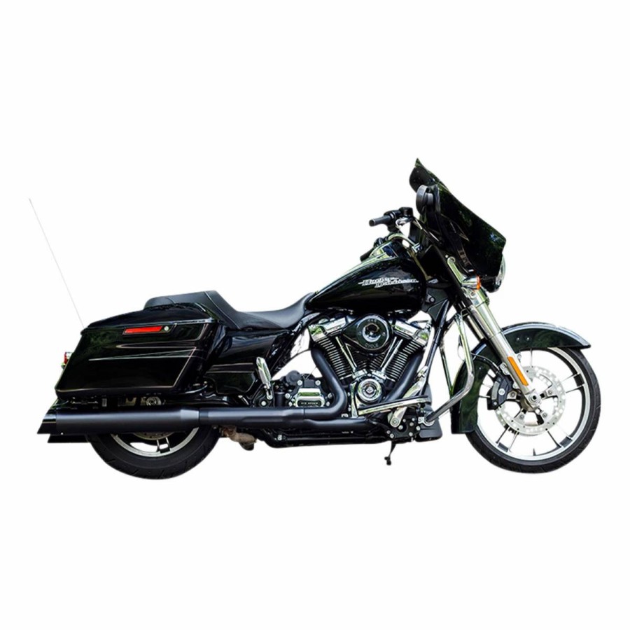 Exhaust * | S&S Cycle Mk45 Cutlass Black Slip-On Muffler