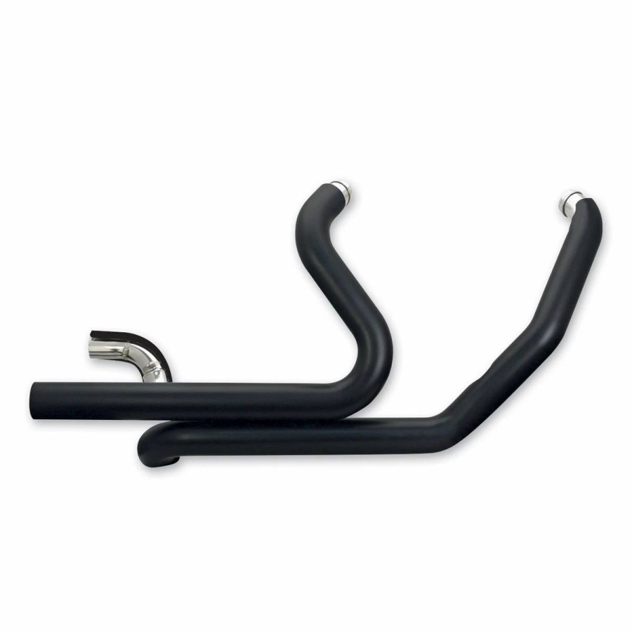 Exhaust * | S&S Cycle Power Tune Duals Header With Black Heat Shields