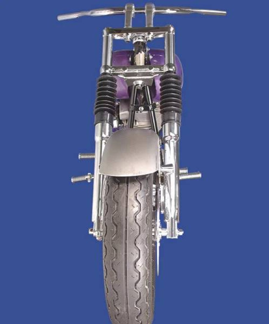 Suspension * | V-Twin Manufacturing Dual Disc Fork Assembly With Chrome Fork Tube And Sliders