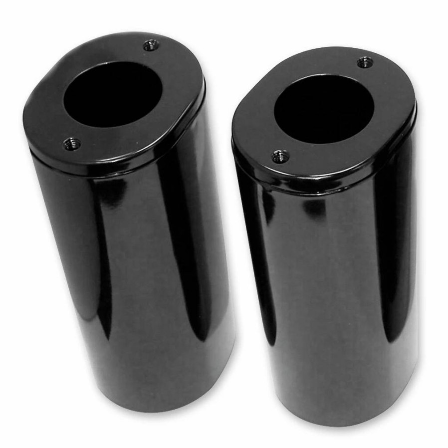 Suspension * | Biker'S Choice Black Fork Tube Covers