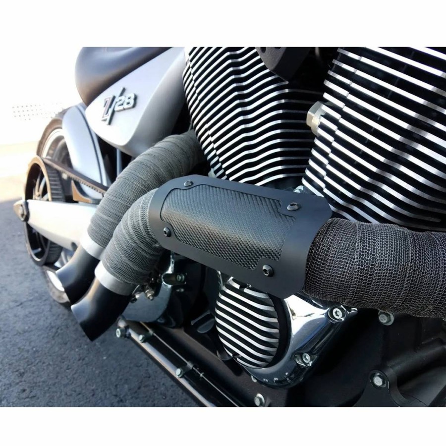 Exhaust * | Design Engineering Inc. 4 X 8 Next Generation Onyx/Double Black Flexible Heat Shield