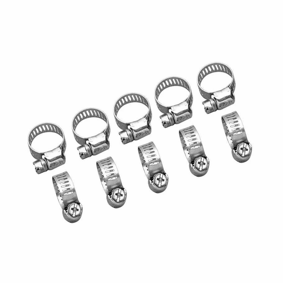 Engines * | Biker'S Choice Stainless Steel Fuel Line Mini Clamps