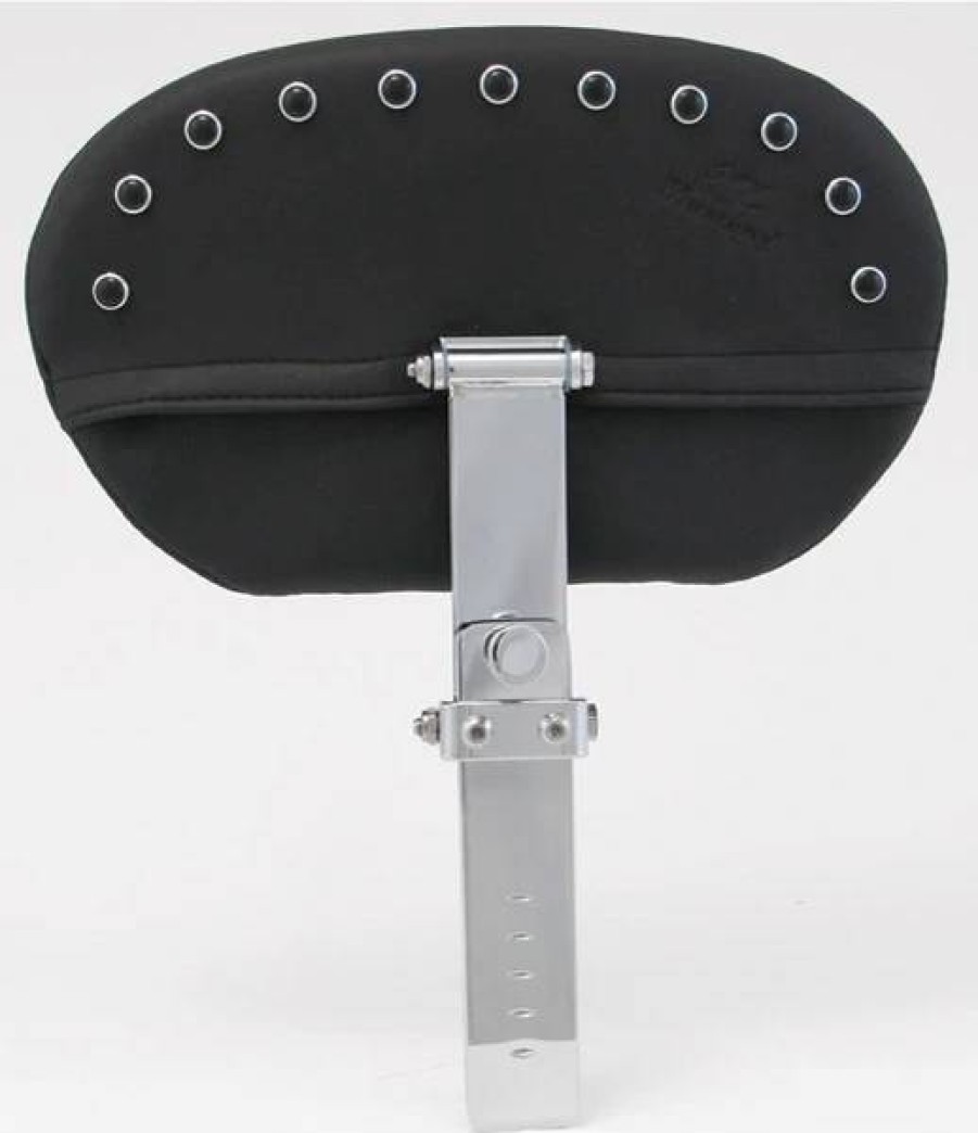 Seats & Backrests * | Mustang Removable Driver Backrest Regal Black Studs