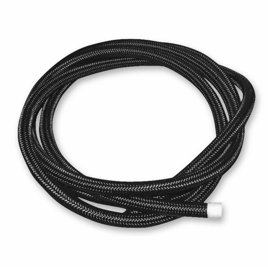 Engines * | Goodridge 12 Black Braided Oil Line Hose