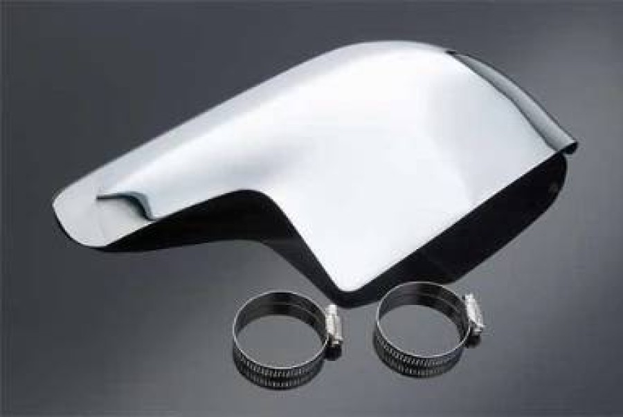 Exhaust * | V-Twin Manufacturing Left Top Chrome Heat Shield