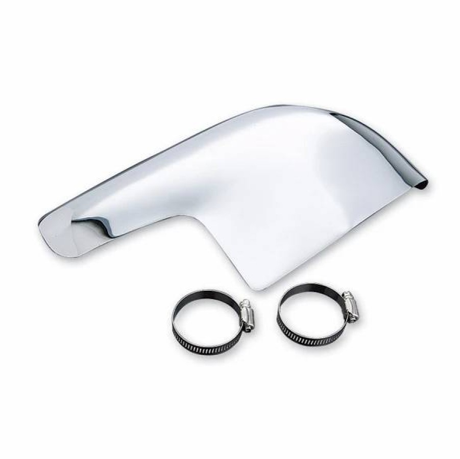 Exhaust * | V-Twin Manufacturing Left Top Chrome Heat Shield