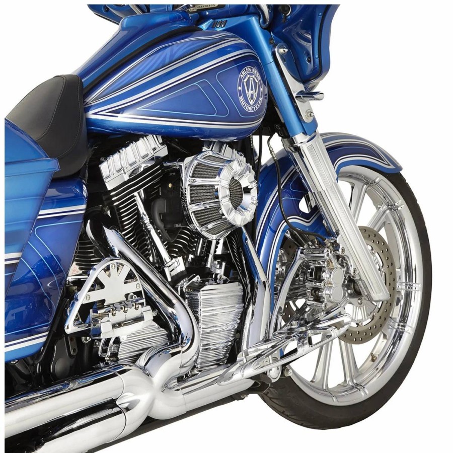 Suspension * | Arlen Ness 10-Gauge Chrome Dual Disc Hot Legs