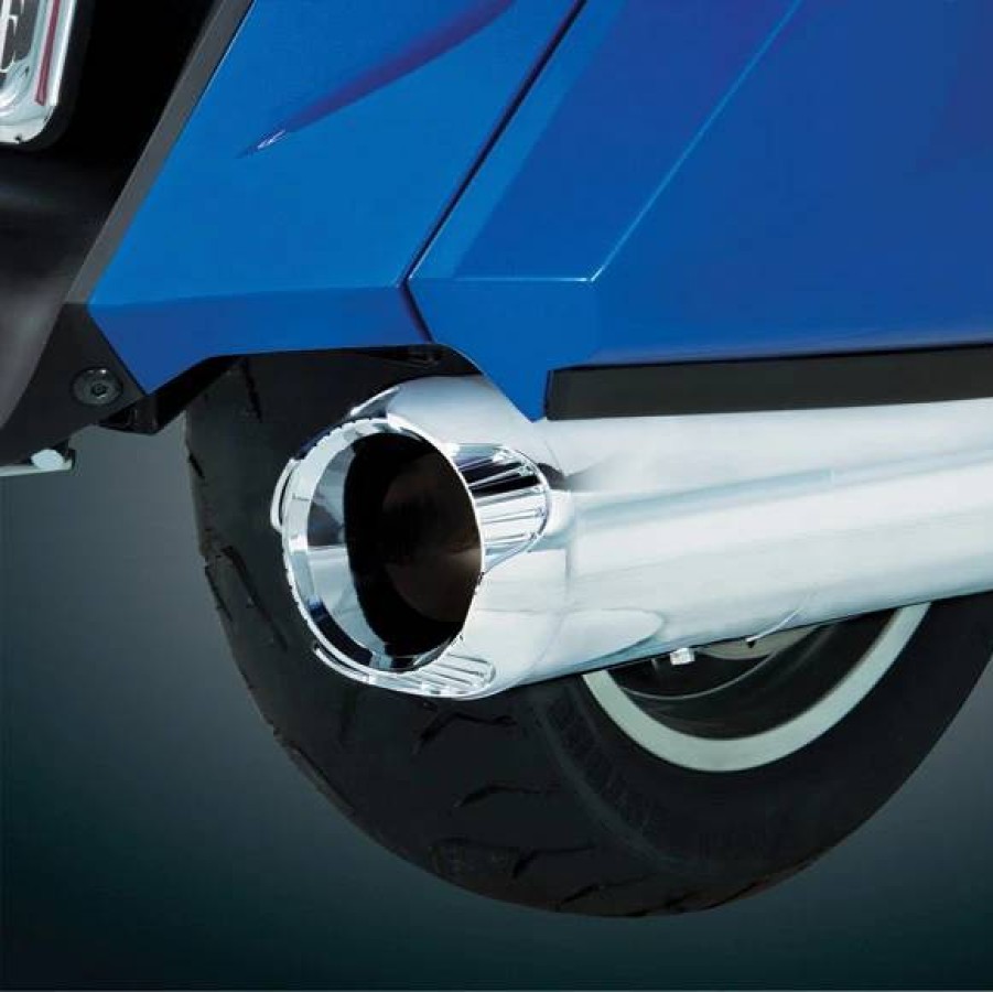 Exhaust * | Show Chrome Accessories Die Cast Scalloped Exhaust Tip Extensions